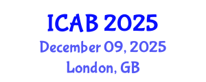 International Conference on Agriculture and Biotechnology (ICAB) December 09, 2025 - London, United Kingdom