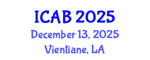 International Conference on Agriculture and Biotechnology (ICAB) December 13, 2025 - Vientiane, Laos