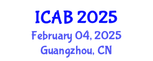 International Conference on Agriculture and Biotechnology (ICAB) February 04, 2025 - Guangzhou, China