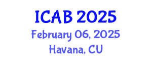 International Conference on Agriculture and Biotechnology (ICAB) February 06, 2025 - Havana, Cuba