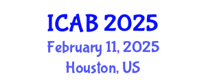 International Conference on Agriculture and Biotechnology (ICAB) February 11, 2025 - Houston, United States