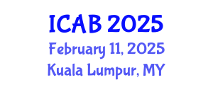 International Conference on Agriculture and Biotechnology (ICAB) February 11, 2025 - Kuala Lumpur, Malaysia