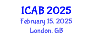 International Conference on Agriculture and Biotechnology (ICAB) February 15, 2025 - London, United Kingdom