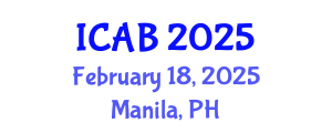 International Conference on Agriculture and Biotechnology (ICAB) February 18, 2025 - Manila, Philippines