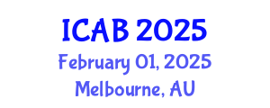 International Conference on Agriculture and Biotechnology (ICAB) February 01, 2025 - Melbourne, Australia
