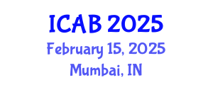 International Conference on Agriculture and Biotechnology (ICAB) February 15, 2025 - Mumbai, India