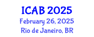 International Conference on Agriculture and Biotechnology (ICAB) February 26, 2025 - Rio de Janeiro, Brazil