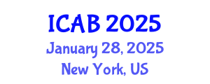 International Conference on Agriculture and Biotechnology (ICAB) January 28, 2025 - New York, United States