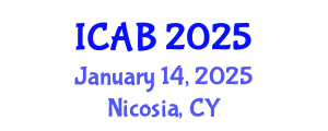 International Conference on Agriculture and Biotechnology (ICAB) January 14, 2025 - Nicosia, Cyprus