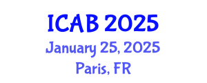 International Conference on Agriculture and Biotechnology (ICAB) January 25, 2025 - Paris, France
