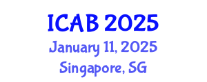 International Conference on Agriculture and Biotechnology (ICAB) January 11, 2025 - Singapore, Singapore