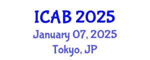 International Conference on Agriculture and Biotechnology (ICAB) January 07, 2025 - Tokyo, Japan