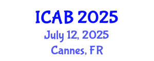 International Conference on Agriculture and Biotechnology (ICAB) July 12, 2025 - Cannes, France