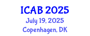 International Conference on Agriculture and Biotechnology (ICAB) July 19, 2025 - Copenhagen, Denmark