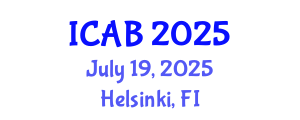 International Conference on Agriculture and Biotechnology (ICAB) July 19, 2025 - Helsinki, Finland