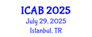 International Conference on Agriculture and Biotechnology (ICAB) July 29, 2025 - Istanbul, Turkey