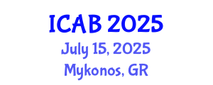 International Conference on Agriculture and Biotechnology (ICAB) July 15, 2025 - Mykonos, Greece