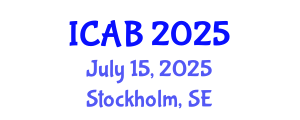 International Conference on Agriculture and Biotechnology (ICAB) July 15, 2025 - Stockholm, Sweden