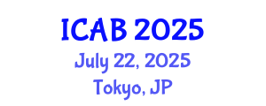 International Conference on Agriculture and Biotechnology (ICAB) July 22, 2025 - Tokyo, Japan