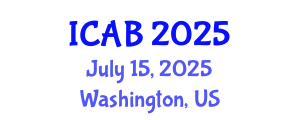 International Conference on Agriculture and Biotechnology (ICAB) July 15, 2025 - Washington, United States
