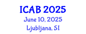 International Conference on Agriculture and Biotechnology (ICAB) June 10, 2025 - Ljubljana, Slovenia