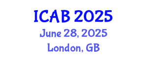 International Conference on Agriculture and Biotechnology (ICAB) June 28, 2025 - London, United Kingdom