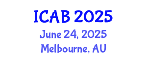 International Conference on Agriculture and Biotechnology (ICAB) June 24, 2025 - Melbourne, Australia