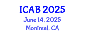 International Conference on Agriculture and Biotechnology (ICAB) June 14, 2025 - Montreal, Canada