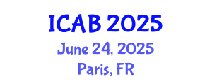 International Conference on Agriculture and Biotechnology (ICAB) June 24, 2025 - Paris, France