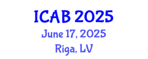 International Conference on Agriculture and Biotechnology (ICAB) June 17, 2025 - Riga, Latvia