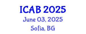 International Conference on Agriculture and Biotechnology (ICAB) June 03, 2025 - Sofia, Bulgaria