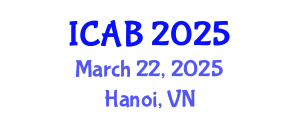 International Conference on Agriculture and Biotechnology (ICAB) March 22, 2025 - Hanoi, Vietnam