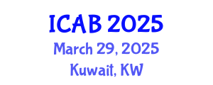 International Conference on Agriculture and Biotechnology (ICAB) March 29, 2025 - Kuwait, Kuwait