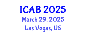 International Conference on Agriculture and Biotechnology (ICAB) March 29, 2025 - Las Vegas, United States