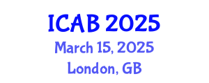 International Conference on Agriculture and Biotechnology (ICAB) March 15, 2025 - London, United Kingdom