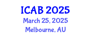 International Conference on Agriculture and Biotechnology (ICAB) March 25, 2025 - Melbourne, Australia