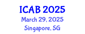 International Conference on Agriculture and Biotechnology (ICAB) March 29, 2025 - Singapore, Singapore