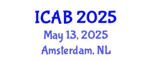 International Conference on Agriculture and Biotechnology (ICAB) May 13, 2025 - Amsterdam, Netherlands