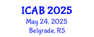 International Conference on Agriculture and Biotechnology (ICAB) May 24, 2025 - Belgrade, Serbia