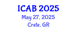 International Conference on Agriculture and Biotechnology (ICAB) May 27, 2025 - Crete, Greece