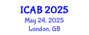 International Conference on Agriculture and Biotechnology (ICAB) May 24, 2025 - London, United Kingdom