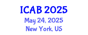 International Conference on Agriculture and Biotechnology (ICAB) May 24, 2025 - New York, United States