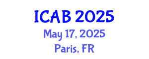 International Conference on Agriculture and Biotechnology (ICAB) May 17, 2025 - Paris, France