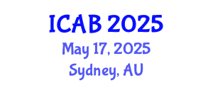 International Conference on Agriculture and Biotechnology (ICAB) May 17, 2025 - Sydney, Australia