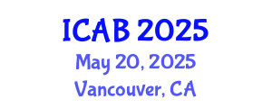 International Conference on Agriculture and Biotechnology (ICAB) May 20, 2025 - Vancouver, Canada