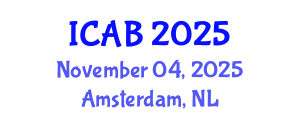 International Conference on Agriculture and Biotechnology (ICAB) November 04, 2025 - Amsterdam, Netherlands