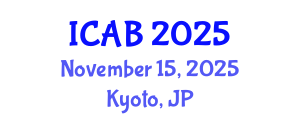 International Conference on Agriculture and Biotechnology (ICAB) November 15, 2025 - Kyoto, Japan