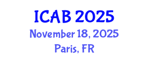 International Conference on Agriculture and Biotechnology (ICAB) November 18, 2025 - Paris, France