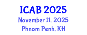 International Conference on Agriculture and Biotechnology (ICAB) November 11, 2025 - Phnom Penh, Cambodia