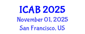 International Conference on Agriculture and Biotechnology (ICAB) November 01, 2025 - San Francisco, United States